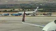 Gaziantep Havalimanı'nda Uçak İnişi Sırasında Lastik Patlaması