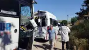 Kırşehir'de Servis Araçlarının Karıştığı Trafik Kazası: 42 Yaralı