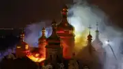 Rus Saldırıları Kyiv'de Dokuz Can Aldı, Tarihi Katedral Zarar Gördü