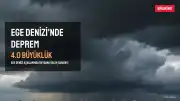 Ege Denizi'nde 4.0 Büyüklüğünde Deprem Meydana Geldi