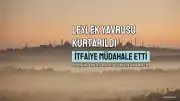 Seydişehir'de Yuvadan Düşen Leylek Yavrusu İtfaiye Tarafından Yuvasına Yerleştirildi