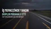 Tokat'ta İş Merkezinde Yangın: Ekipler Müdahale Etti