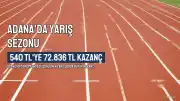 Adana'da At Yarışı Sezonu Açıldı: Misli Üyesi 540 TL ile 72.836 TL Kazandı