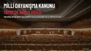 Milli Dayanışma Kanunu TBMM'de Kabul Edildi