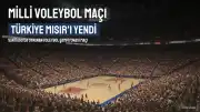Milli Voleybol Takımı Mısır'ı 3-0 Mağlup Etti