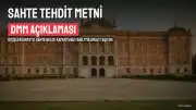 DMM, Dışişleri antetli Uganda Genelkurmay Başkanı'na yönelik tehdit metninin sahte olduğunu bildirdi