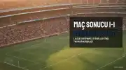 Espanyol - Sevilla Maçı 1-1 Berabere Sonuçlandı