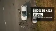 Bingöl'de Trafik Kazası: 3 Yaralı