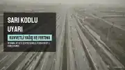 İstanbul ve 22 İl İçin Sarı Kodlu Uyarı: Kuvvetli Yağış ve Fırtına Bekleniyor