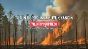 Mersin'de Tütün Antreposunda Yangın: Yıldırım Düşmesi Şüphesi