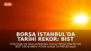 Borsa İstanbul'da Tarihi Rekor: BIST 100 Endeksi 14.446 Puana Yükseldi