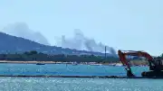 Cunda Adası Baterica Koyu'nda Çıkan Yangın Ormanlık Alana Sıçradı
