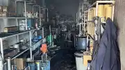 Diyarbakır'da Tamirci Dükkanında Çıkan Yangın Maddi Hasara Yol Açtı