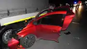 Edirne'de yakıtı biten tıra çarpan otomobilde can kaybı
