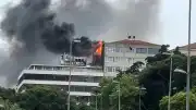 İstanbul Beyoğlu'nda 5 Katlı Binada Yangın: Maddi Hasar Oluştu