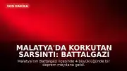 Malatya'da Korkutan Sarsıntı: Battalgazi Merkezli Deprem Meydana Geldi