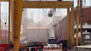 Tuzla Tersaneler Bölgesinde Gemi Yangını Çıktı