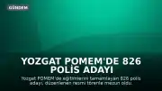 Yozgat POMEM'de 826 Polis Adayı Mezun Oldu