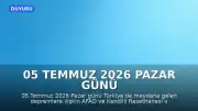 05 Temmuz 2026 Pazar Günü Türkiye'de Meydana Gelen Depremler: AFAD ve Kandilli Verileri