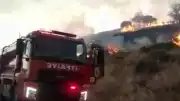 Adıyaman Kahta'da Anız Yangını: Alevler Yerleşim Yerlerine Yaklaştı