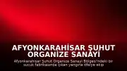 Afyonkarahisar Şuhut Organize Sanayi Bölgesi'nde Sucuk Fabrikasında Yangın Çıktı