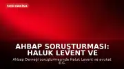 Ahbap Soruşturması: Haluk Levent ve 13 Kişi Tutuklandı