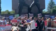 Ankara Güvenpark'ta Gazilerden Eşit Özlük Hakları İçin Oturma Eylemi