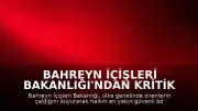Bahreyn İçişleri Bakanlığı'ndan Kritik Uyarı: Siren Sesleri Duyuruldu, Halka Güvenli Bölgelere Geçme Çağrısı Yapıldı
