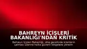 Bahreyn İçişleri Bakanlığı'ndan Kritik Uyarı: Sirenler Çaldı, Halka Güvenli Bölgelere Yönelme Çağrısı Yapıldı
