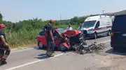 Balıkesir Erdek'te İki Otomobil Çarpıştı: 1 Ölü, 2 Yaralı