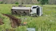 Bingöl Karlıova'da Su Tankeri Şarampole Devrildi: 1 Ölü, 1 Yaralı