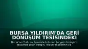 Bursa Yıldırım'da Geri Dönüşüm Tesisindeki Yangın Kontrol Altına Alındı