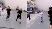 Çin'in Chongqing Bölgesinde Büyük Heyelan: Çok Sayıda Bina Yerle Bir Oldu