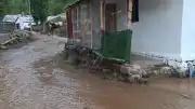 Erzurum Oltu'da Sağanak Yağış Sel Felaketine Yol Açtı