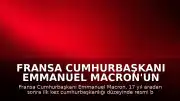 Fransa Cumhurbaşkanı Emmanuel Macron'un Suriye Ziyareti: 17 Yıl Sonra İlk Resmi Temas