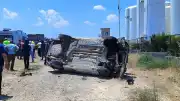 Gaziantep-Nizip Karayolu'nda Otomobil Takla Attı: 9 Yaralı