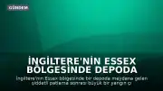 İngiltere'nin Essex Bölgesinde Depoda Şiddetli Patlama ve Yangın