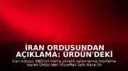 İran Ordusundan Açıklama: Ürdün'deki ABD Muvaffak Salti Hava Üssü Hedef Alındı