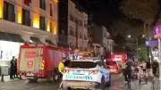 İstanbul Çemberlitaş'ta Baz İstasyonunda Yangın Çıktı