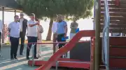 İzmir Büyükşehir Belediye Başkanı Dr. Cemil Tugay İnciraltı Kent Ormanı'ndaki Çalışmaları İnceledi