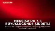 Meksika'da 7,3 Büyüklüğünde Şiddetli Deprem: Tsunami Uyarısı Yapıldı