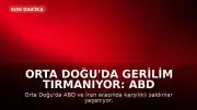 Orta Doğu'da Gerilim Tırmanıyor: ABD ve İran Arasında Karşılıklı Saldırılar