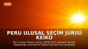Peru Ulusal Seçim Jürisi Keiko Fujimori'nin Devlet Başkanı Seçildiğini İlan Etti