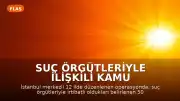 Suç Örgütleriyle İlişkili Kamu Görevlilerine Yönelik Operasyon: 50 Gözaltı Kararı