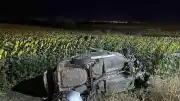 Tekirdağ Çorlu'da Otomobil Tarlaya Devrildi: 5 Yaralı