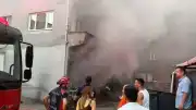 Zonguldak Ereğli'de Boş Binanın Bodrum Katında Yangın Çıktı