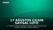 17 Ağustos Çılgın Sayısal Loto Sonuçları Açıklanacak mı? Sorgulama Ekranı MPİ