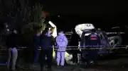 Akhisar'da Yol Kenarında Yanan Otomobilde Erkek Cesedi Bulundu