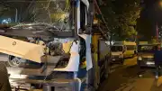 Avcılar'da Beton Pompasının Kontrolden Çıkmasıyla 7 Araç Hasar Gördü