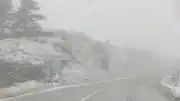 Çankırı ve Ankara'nın Yüksek Rakımlı Bölgelerine Mevsimin İlk Karı Düştü